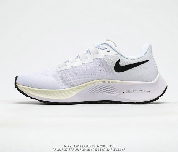 特價下殺 Nike Zoom Pegasus 37 登月 37 網面 透氣 緩震 疾速 跑鞋 男女鞋 白黑