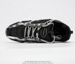 Stussy x Nike Air Zoom Spiridon Cage 2 聯名款復古氣墊運動鞋緩震透氣慢跑鞋 黑银灰