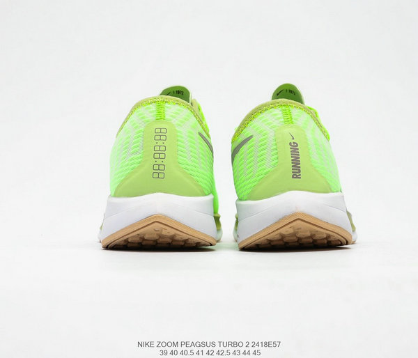Nike Zoom Pegasus Turbo 2 CR 飛馬 2代 超輕 網面 跑步鞋 休閑 運動鞋 熒光綠 男鞋
