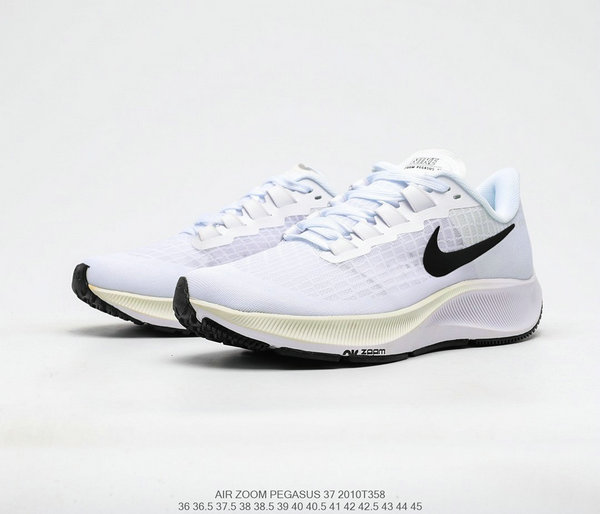 Nike Zoom Pegasus 37 登月 37 網面 透氣 緩震 疾速 跑鞋 男女鞋 白黑