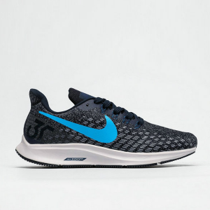 品質保證 Nike Air Zoom Pegasus 35 登月 35代 馬拉松 運動鞋 黑藍