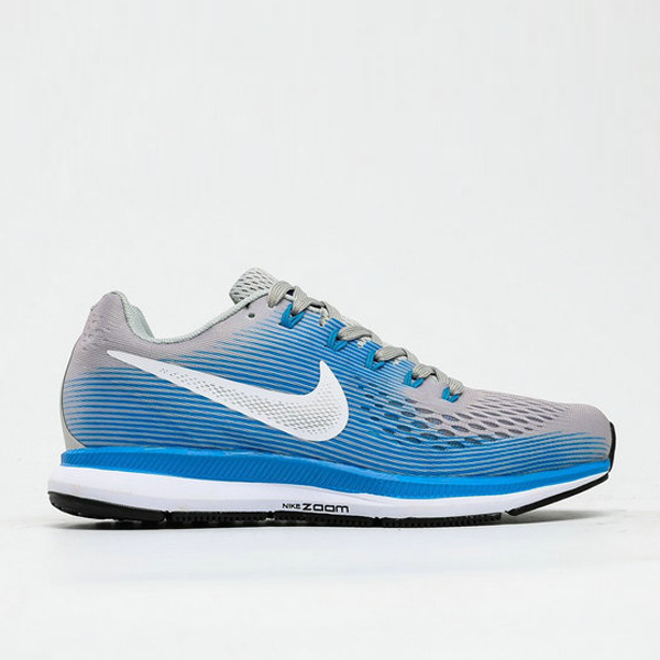 特價好康 Nike Air Zoom Pegas 34代 登月 系列 網面 透氣 訓練 跑步鞋 男鞋 灰藍