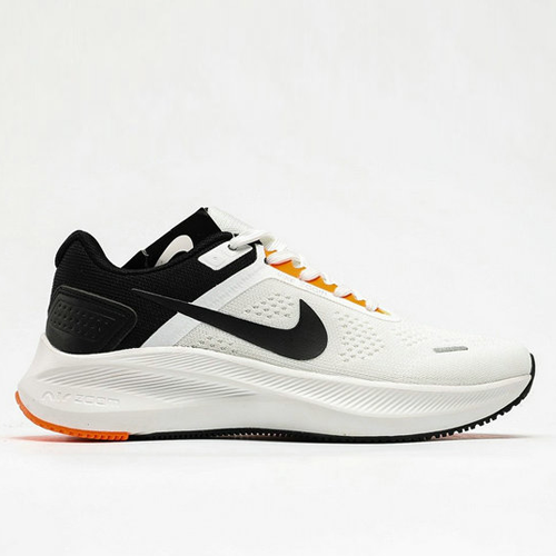 新款熱銷 Nike 2021年 新款 男子 AIR ZOOM STRUCTURE 23 跑步鞋 白黑