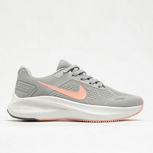 新款熱銷 Nike 2021年 新款 女款 AIR ZOOM STRUCTURE 23 跑步鞋 灰粉色