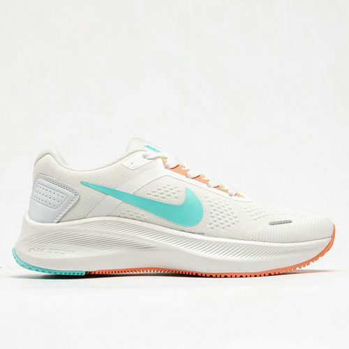 新款熱銷 Nike 2021年 新款 女款 AIR ZOOM STRUCTURE 23 跑步鞋 白青