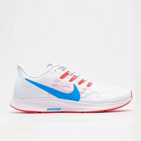 新品上架 Nike Air Zoom Pegasus 36 針織 透氣 登月36代 迅疾 馬拉松 穩固 跑鞋 男鞋 白藍紅
