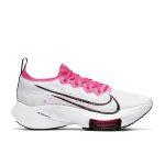 Nike Air Zoom Tempo NEXT% Flyknit 緩震馬拉松競速跑步鞋低幫訓練鞋 女款 白粉