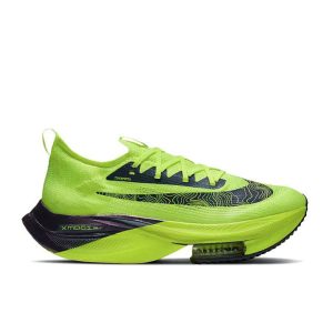 Nike Air Zoom Alphafly NEXT% 馬拉松競速跑步鞋透氣運動鞋 熒光綠