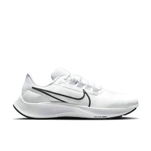 Nike Air Zoom Pegasus 38 飛馬系列運動鞋透氣公路專業跑步鞋 男女同款 白黑色